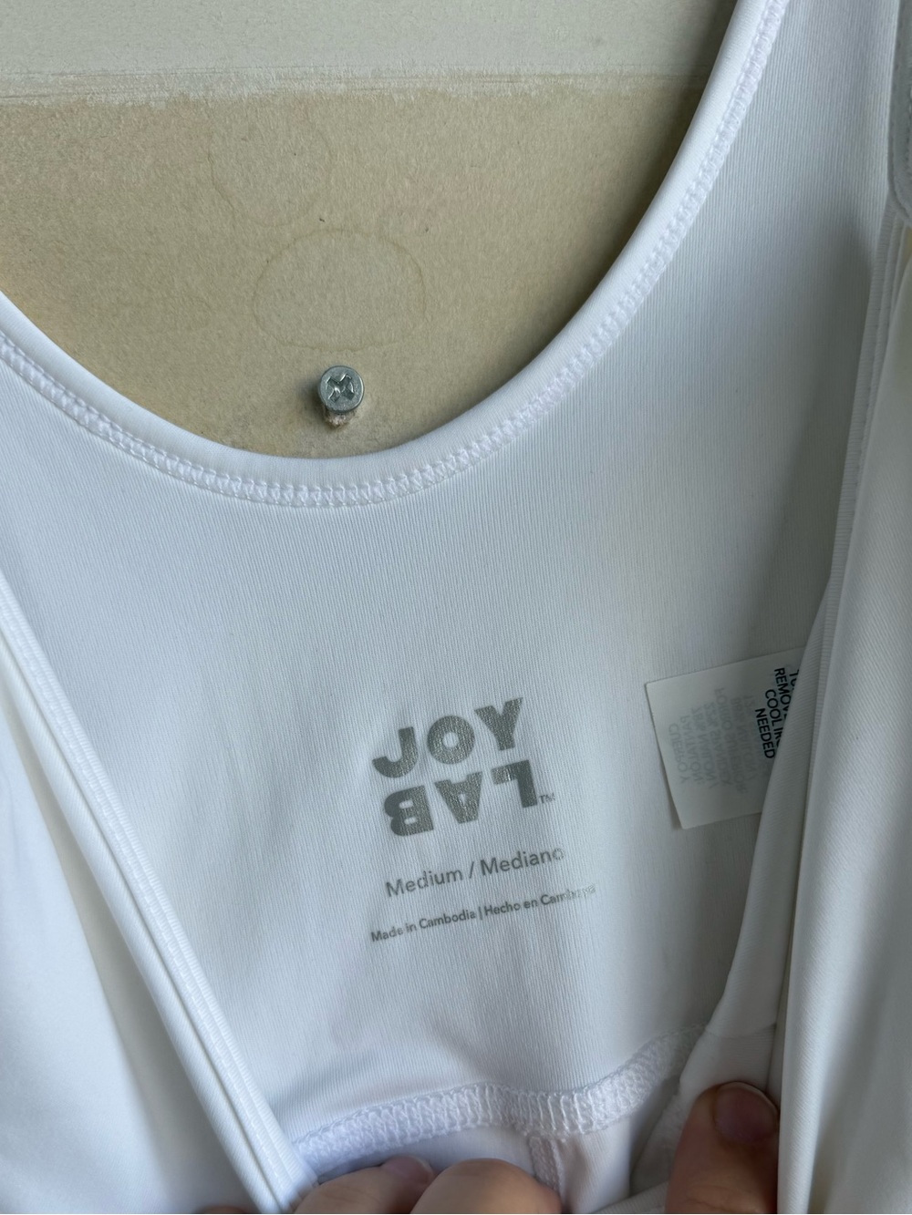JoyLab White Scoop Neck Active Dress - Picture 2 of 5